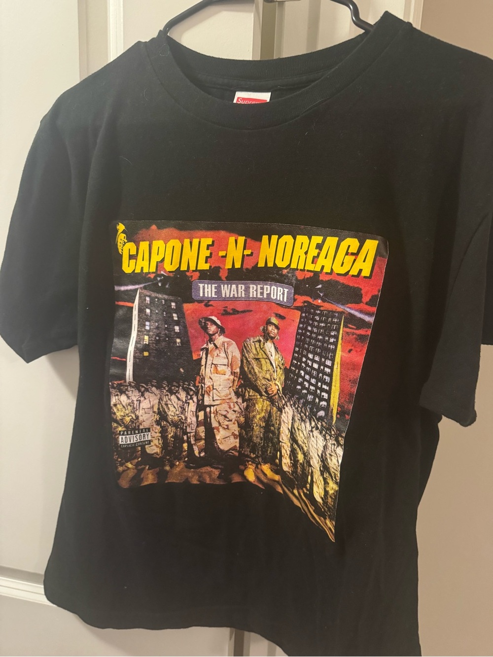 Supreme Capone-N-Noreaga 'The War Report' Graphic Tee - Black